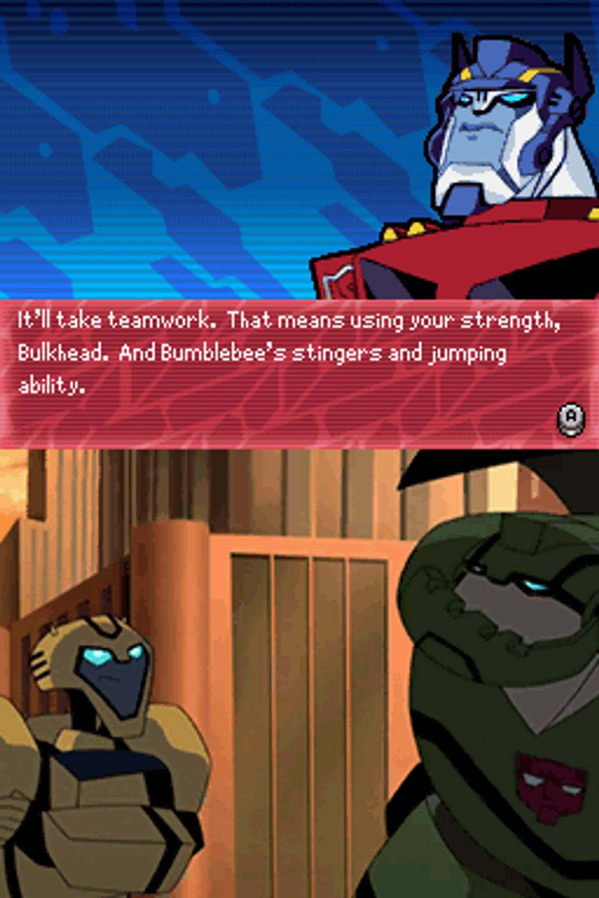 Transformers Animated: The Game ROM - NDS screenshot 4