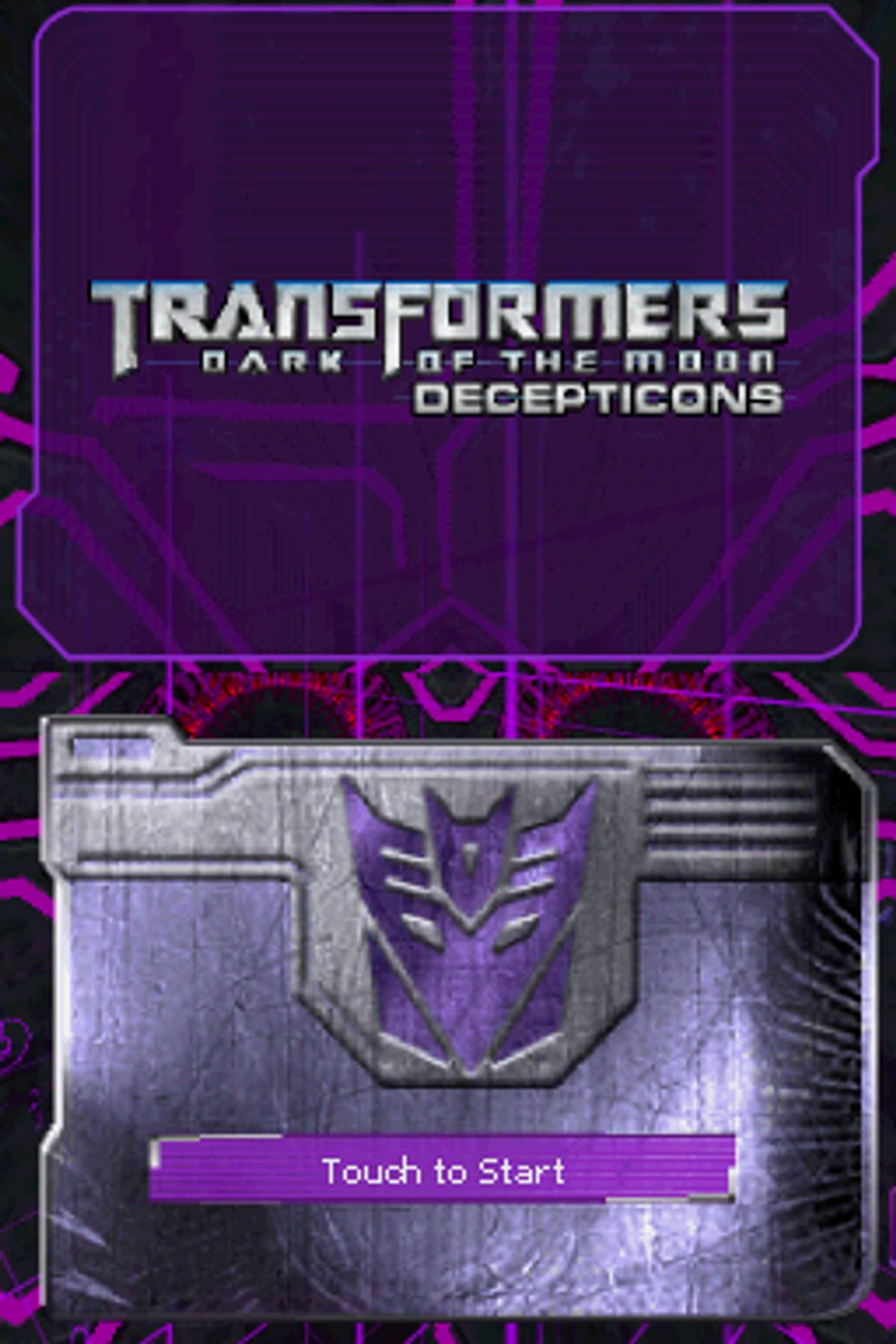 Transformers: Dark of the Moon - Decepticons ROM - NDS screenshot 1
