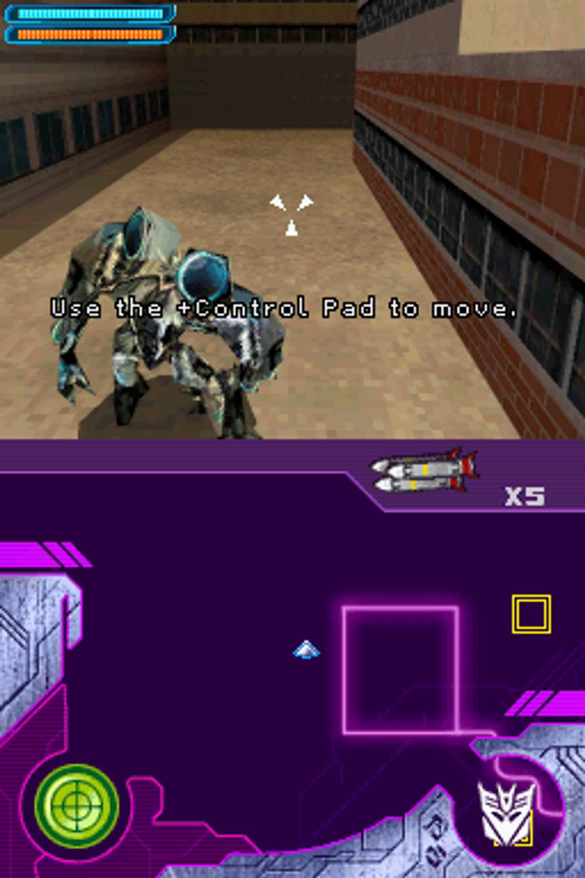 Transformers: Dark of the Moon - Decepticons ROM - NDS screenshot 3