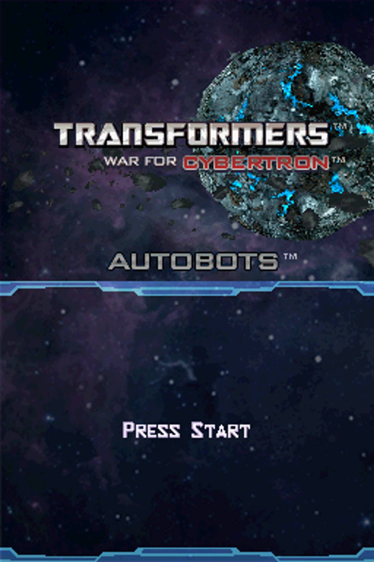 Transformers: War for Cybertron - Autobots ROM - NDS screenshot 1