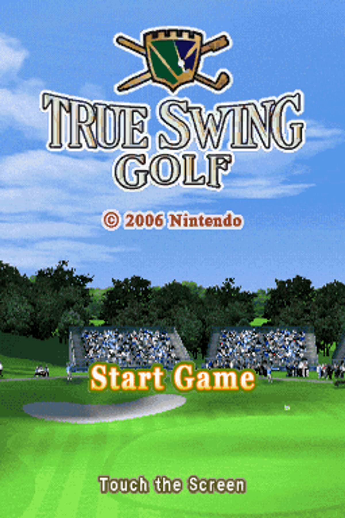 True Swing Golf ROM - NDS screenshot 1