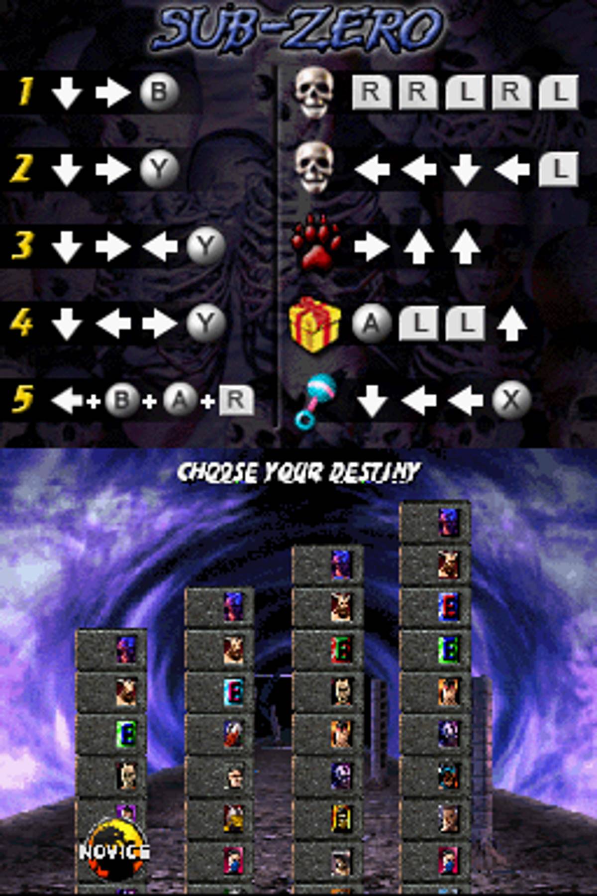 Ultimate Mortal Kombat 3 ROM - NDS screenshot 4