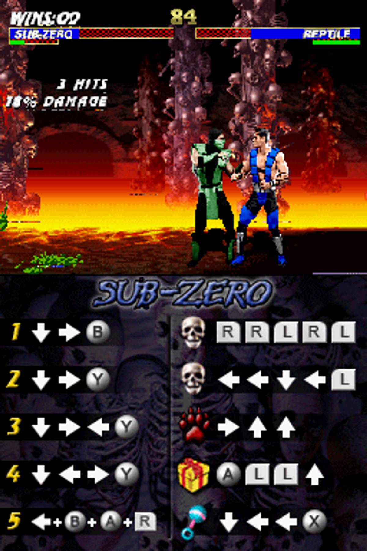 Ultimate Mortal Kombat 3 ROM - NDS screenshot 5