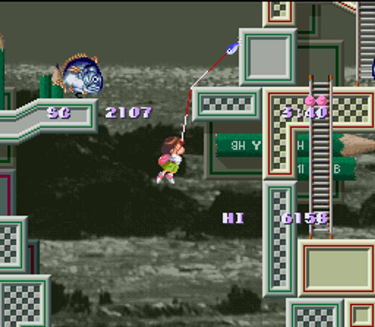 Umihara Kawase ROM - SNES screenshot 3