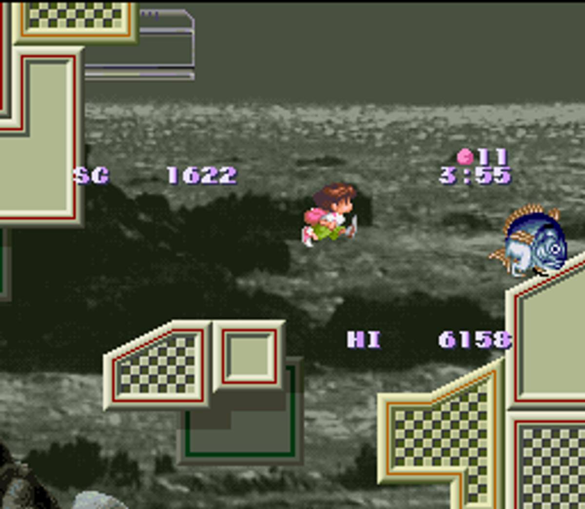 Umihara Kawase ROM - SNES screenshot 5