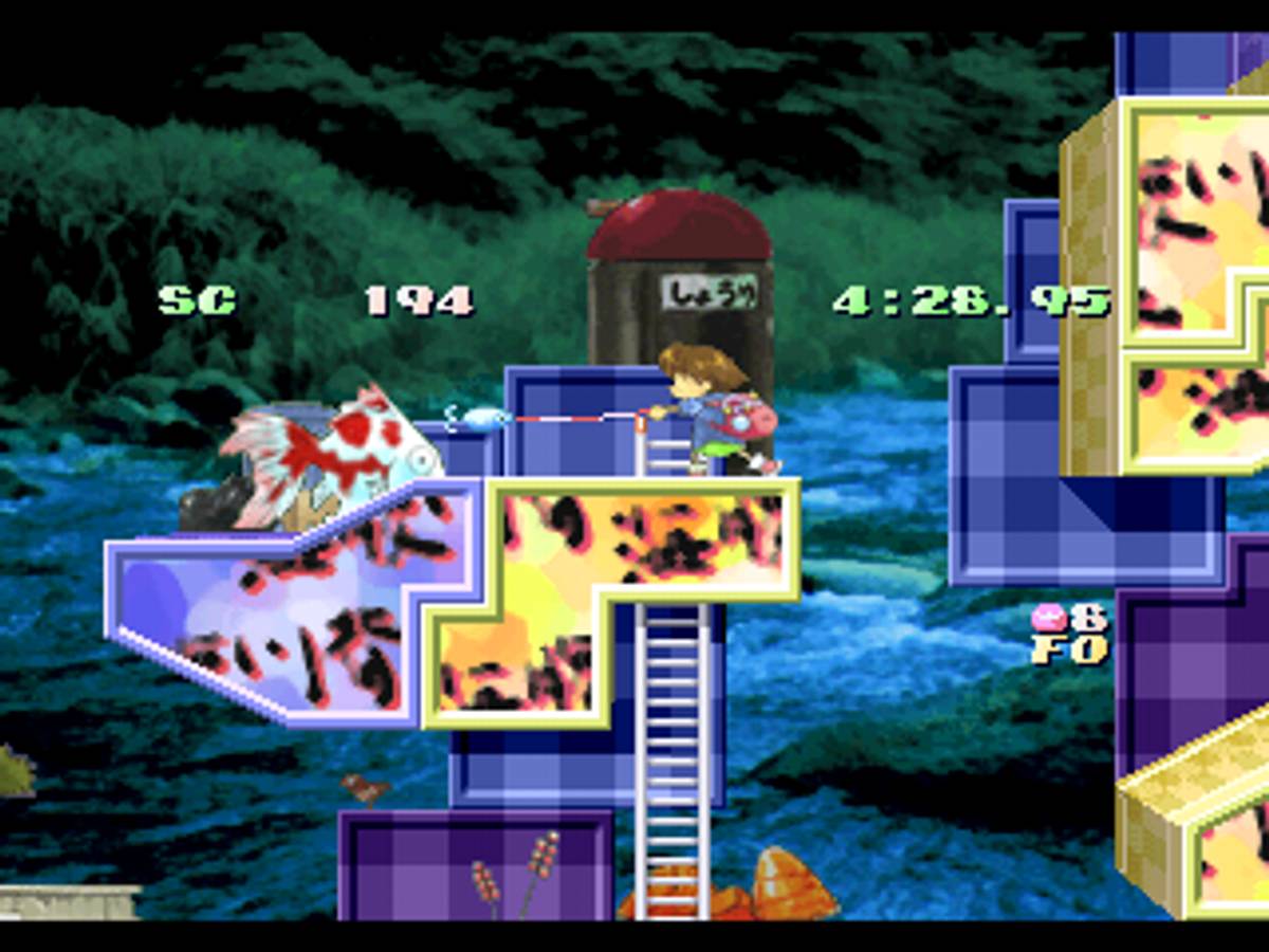 Umihara Kawase: Shun - Second Edition ISO - PS1 screenshot 3