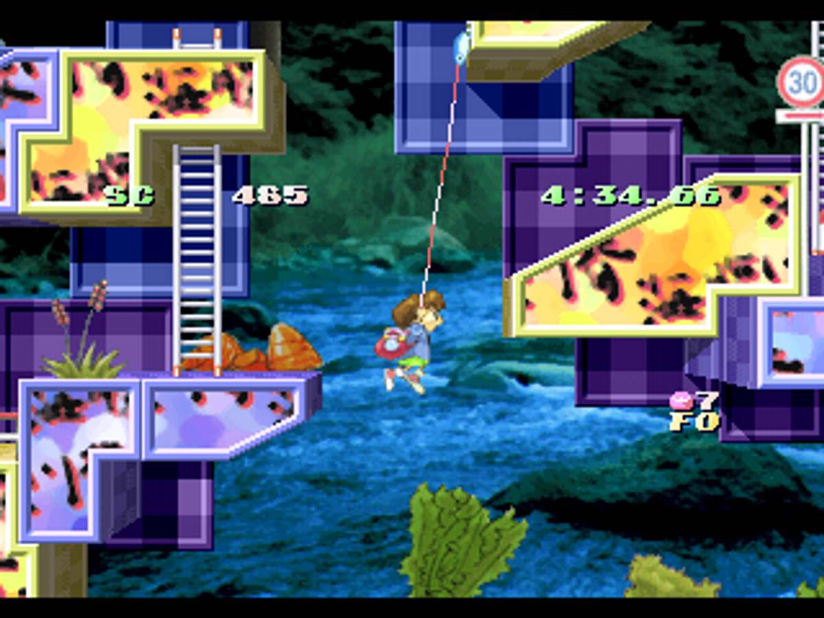 Umihara Kawase: Shun - Second Edition ISO - PS1 screenshot 4