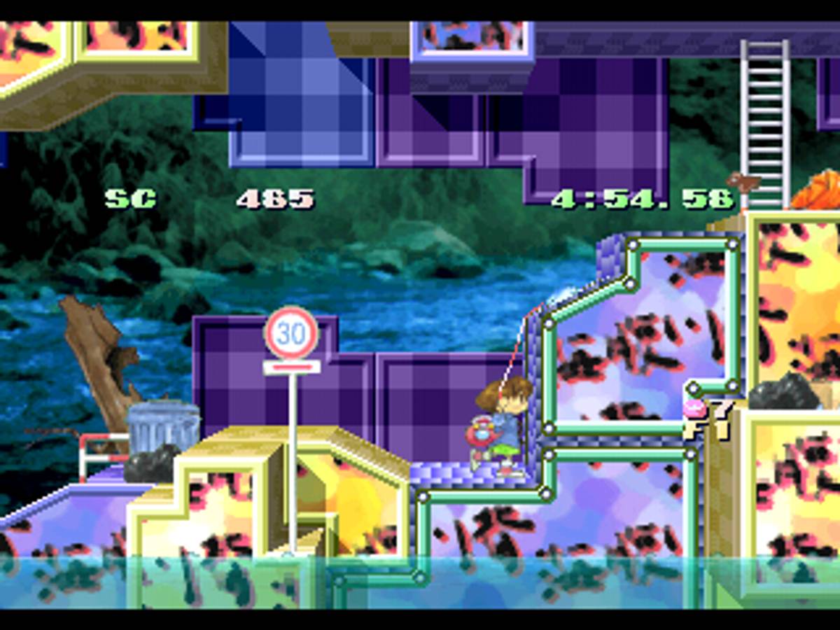 Umihara Kawase: Shun - Second Edition ISO - PS1 screenshot 5
