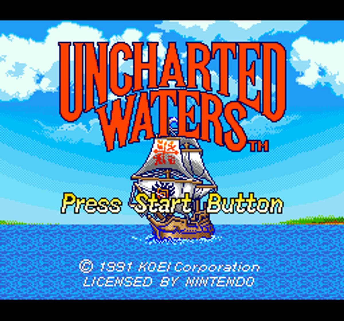 Uncharted Waters ROM - SNES screenshot 1