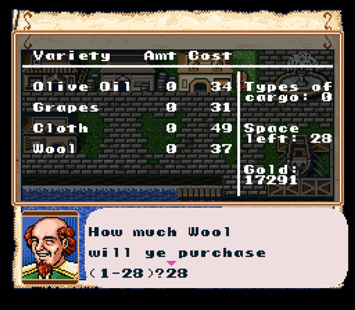 Uncharted Waters ROM - SNES screenshot 3