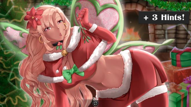 Elves Christmas Hentai Puzzle screenshot 1
