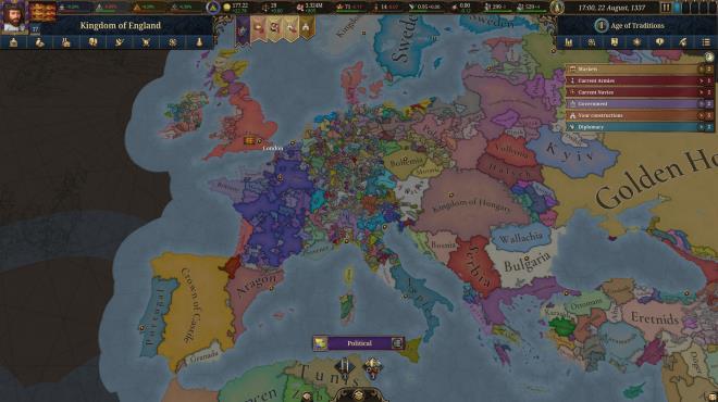 Europa Universalis V Update v1.0.3 screenshot 2