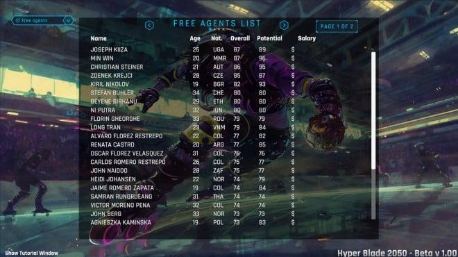 HyperBlade 2050 - Dystopian Sports Manager (v1.3.5) screenshot 2