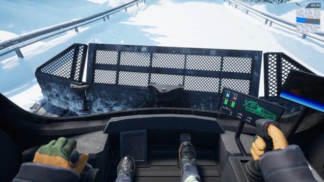 Snow Plowing Simulator Ski Resort-TENOKE screenshot 2