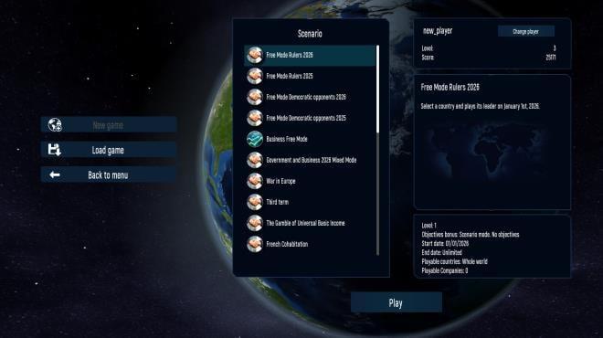 Geo-Political Simulator 2026 Edition (v2.12) screenshot 2