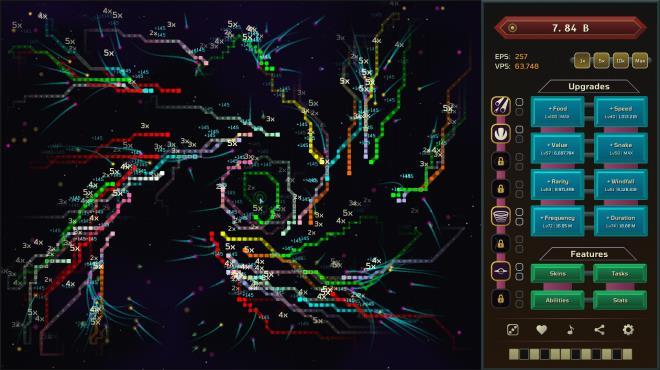 Auto Snakes in Outer Space screenshot 1