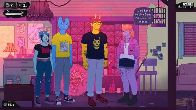 Dead Pets: A Punk Rock Slice of Life Sim screenshot 2