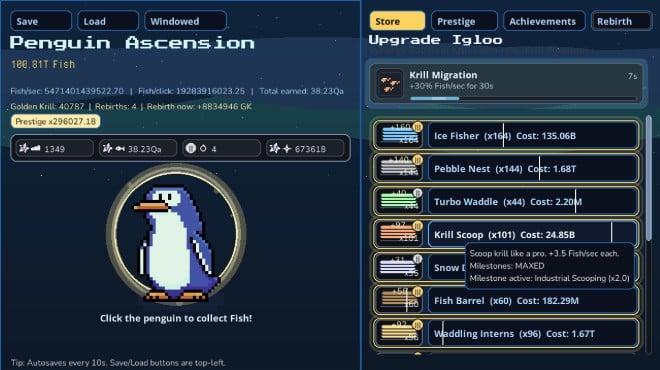 Penguin Ascension screenshot 1
