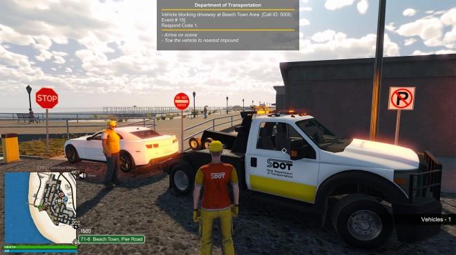 Flashing Lights Department of Transportation-TENOKE screenshot 1