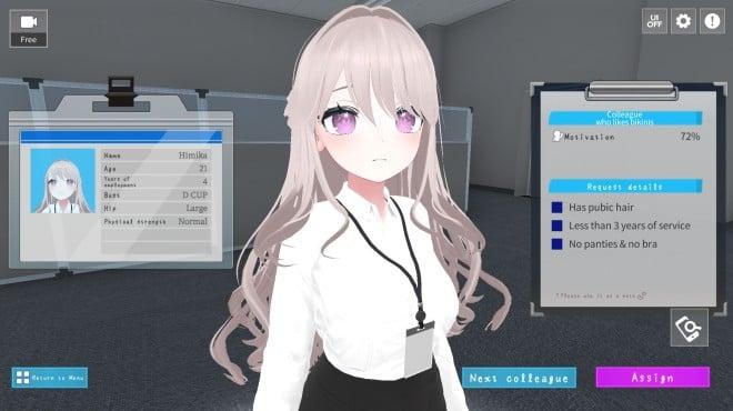 Let's Start Managing the Sexual Relief Department! screenshot 1