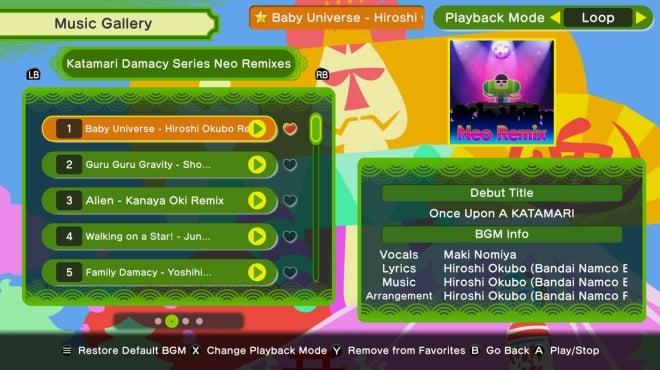 Once Upon A KATAMARI Katamari Damacy Series Neo Remixes-TENOKE screenshot 1