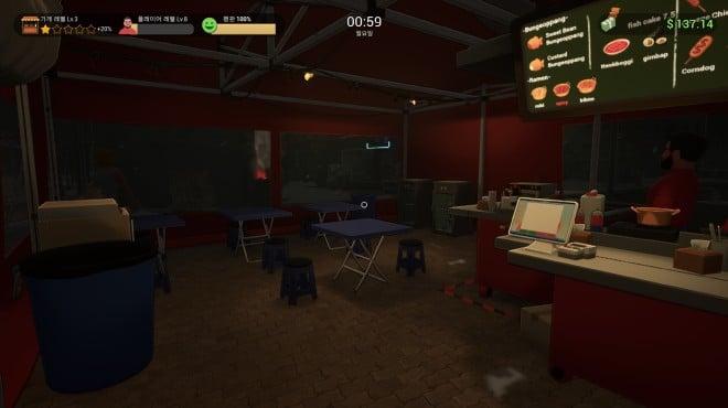 POJANGMACHA Korean Street Food Management Simulator-TENOKE screenshot 1