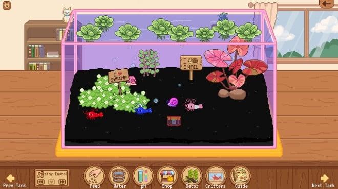 Tiny Glass Tank: Dwarf Shrimp and Friends screenshot 1