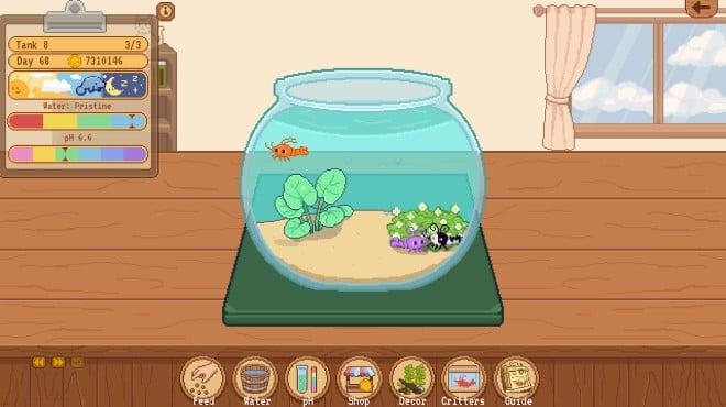 Tiny Glass Tank: Dwarf Shrimp and Friends screenshot 2