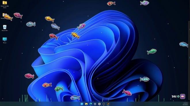 Desktop Fishes screenshot 1