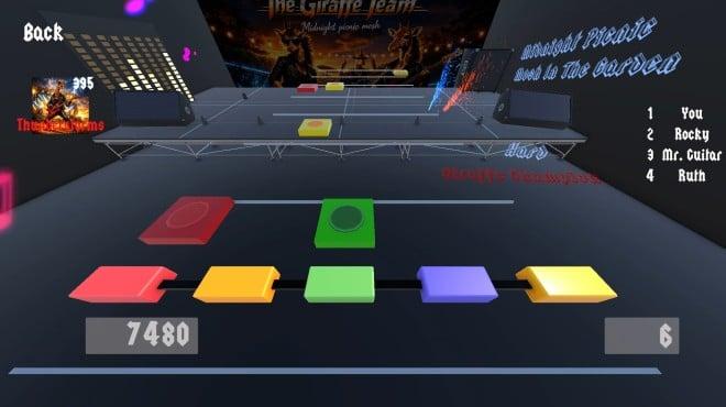 Giraffe Champion: The Rock Music Game screenshot 2
