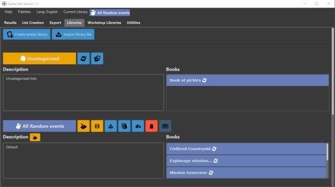 Hydra Lists: Roll Table Maker screenshot 1