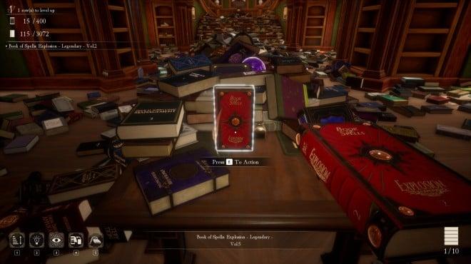 Librarian Tidy Up the Arcane Library-TENOKE screenshot 1