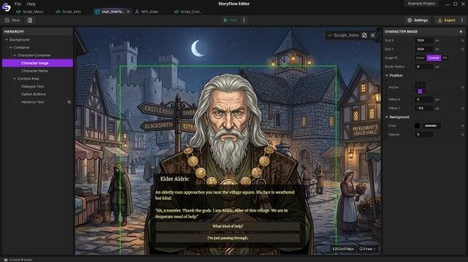 StoryFlow Editor screenshot 1