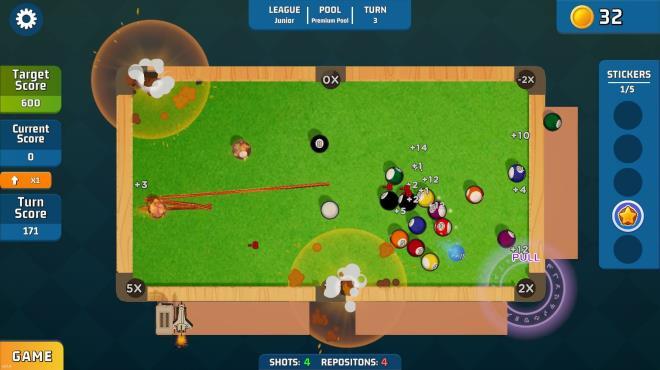 Ballardo: Roguelike Billiards screenshot 1