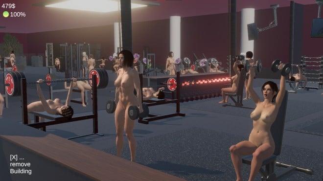 Hot Girls Gym - Nudist Gym Manager screenshot 2