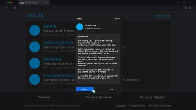 Silicon Girl screenshot 1